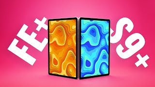 ACTUALLY CLOSE Galaxy Tab S9 vs Tab S9 FE [upl. by Bertolde]