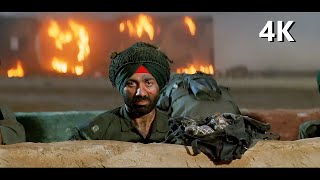 4K Border Movie Song  Hindustan Hindustan Hindustan Meri Jaan  Sunny Deol 90s Deshbhakti [upl. by Ayidah]