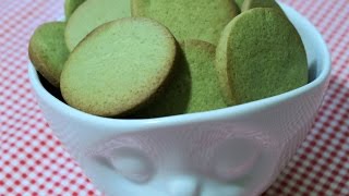 ¿ Cómo hacer fáciles galletas de té verde matcha [upl. by Aratehs]