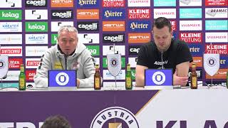 Pressekonferenz mit Trainer Peter Pacult nach dem Spiel gegen den SK Sturm Graz 04 [upl. by Dnalro247]