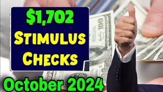 1702 Stimulus Checks 2024 Stimulus Check for Everyone 1702 Check October 2024 Alaska [upl. by Gilly]