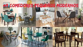 49 Ideas de decoración de comedores pequeños modernos y sencillos  Comedores pequeños y baratos [upl. by Aneloc872]