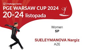 21 Nargiz SUELEYMANOVA AZE W SP PGE Warsaw Cup 2024 [upl. by Dash]