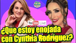 ¿Enojada con Cynthia Rodríguez Flor Rubio en vivo Hoy jueves 630 PM [upl. by Naujaj]