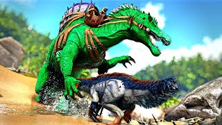 Hatching A Pair of INCREDIBLY POWERFUL SPINOSAURUS  ARK MEGA Modded Annunaki REBORN 15 [upl. by Chemosh298]