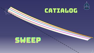 quotMastering Advanced Sweep in CATIA Creating Complex 3D Shapesquot CATIALOG  CATIA V5 [upl. by Naejarual996]