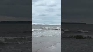 Pendine Sands  View of Tenby from the beach ytshorts short shortsvideo [upl. by Nednyl420]