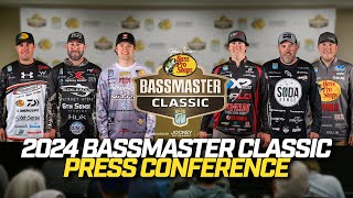 2024 Bassmaster Classic Super Six Press Conference [upl. by Artair616]