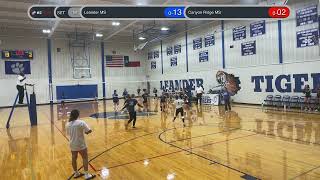 Leander Middle School Volleyball 8th Grade A Team vs Canyon Ridge Middle School [upl. by Sy240]