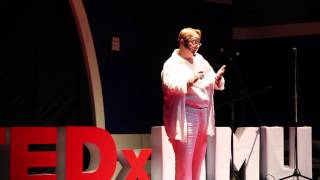 Why Am I Here Wivina Belmonte at TEDxMMU [upl. by Harimas]