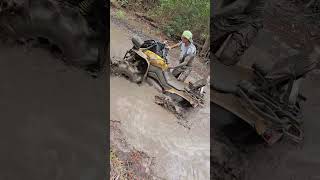 Mikie The CanAm King owns the bounty hole atvmudding mud offroadfamily atvmudding adventure [upl. by Gerhardine]