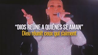 Céline Dion  Hymne à lamour💘Con letra Sub En español y francésJuegos Olímpicos París 2024 [upl. by Aitetel]