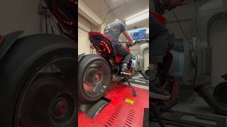 Ducati Diavel V4 on the Dyno BT Moto Flashed [upl. by Rot]