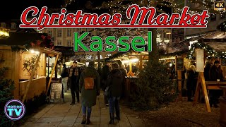 🇩🇪Weihnachtsmarkt Kassel 2023 Germany in 4K🇩🇪 [upl. by Hceicjow324]