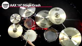 SABIAN 16quot AAX Stage Crash [upl. by Psyche]