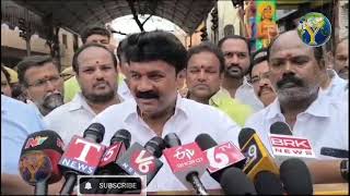 Ex Min MLA Talasani Srinivas Yadav Inspects Secunderabad Ujjaini Mahankali Bonalu Arrangements [upl. by Eiggam]