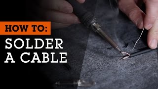 How To Solder an Audio Cable [upl. by Rustin722]