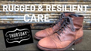 Dont Ruin Your Boots  The Correct Way to Clean Rugged amp Resilient Thursday Boot Styles [upl. by Jenkel]