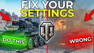 MUST KNOW Settings for World of Tanks in 2024  Ultimate Settings Guide [upl. by Fairlie]