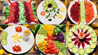 SALAD DECORATION IDEAS  SALAD DESIGN [upl. by Koby]