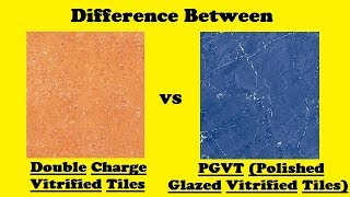 Double Charge Vitrified Tiles vs PGVT Flooring [upl. by Skippy783]