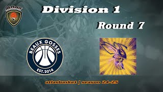 Atlasbasket  Div 1Round 7  BEAUX GOSSES vs ΣΚΟΥΡΚΟΙ [upl. by Anwahsiek]