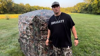 The Best Hunting Blind For Your Buck TideWe 270 Degree See Through Hunting Blind [upl. by Rosen452]