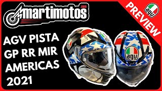 Preview  AGV Pista GP RR Mir America 2021 [upl. by Caiaphas]