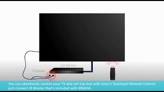 Sony BRAVIA  How to control your TV with settop box cable box [upl. by Lenwood932]