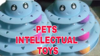 PETS INTERACTIVE TOYS  CATS TURNTABLE  PETS INTELLECTUAL TRUCK TOWER  FUNNY CAT TOY funnycattoy [upl. by Rust172]