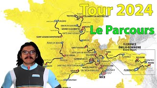 🚴‍♂️Tour de France 2024🇫🇷  Présentation du Parcours Parcours Etapes Avis [upl. by Scevour]