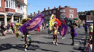 Swanage Carnival procession 2024 [upl. by Immac556]