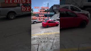 observacionesdiarias choque coatzacoalcos veracruz mexico motolife motovlog parati [upl. by Iznek]