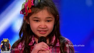 Angelica Hale Full Performance amp Judges Comments  Americas Got Talent 2017 Auditions Week 2 S12E02 [upl. by Collin]