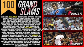 The 100 Best Grand Slams in MLB History [upl. by Ligetti391]