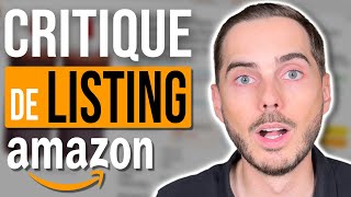 Optimiser son listing Amazon  Cas Pratique [upl. by Anileme]