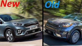 New 2019 Kia Niro facelift Vs Old 2018 Kia Niro [upl. by Mairim]