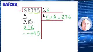 RAÍCES cómo hallar una raíz de varios dígitos [upl. by Arbmik524]