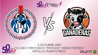 Atenienses de Manatí vs Ganaderas de Hatillo [upl. by Batruk723]