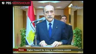 Hosni Mubarak Has Stepped Down Announcement by Egyptian Vice President Suleiman [upl. by Kellie]