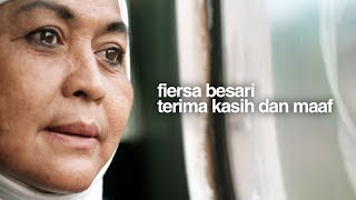 FIERSA BESARI  Terima Kasih dan Maaf official lyric video [upl. by Eilis]