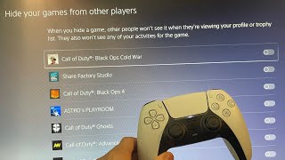 PS5 How to Hide Gaming Activity From Players Tutorial For Beginners 2024 [upl. by Nessie589]