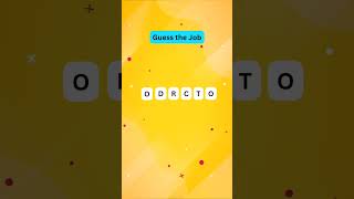 Guess the Job english quiz learnenglish ytshorts [upl. by Adnana964]