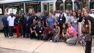 Bostonians law enforcement unite for National Night Out [upl. by Tolliver727]