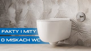 Miski WC fakty i mity  rodzaje spłuczki kompakty WC miski WC podwieszane [upl. by Cuttie355]