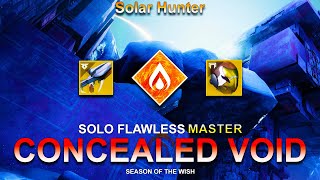 Destiny 2  Solo Flawless Master Lost Sector Concealed Void Solar Hunter [upl. by Accemahs]