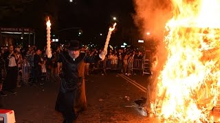 Nikolsburg of Borough Park Lag Bomer Bonfire  2016 [upl. by Gratt]