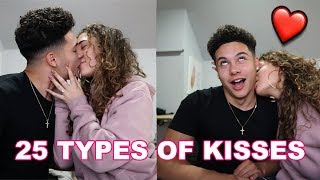 25 TYPES OF KISSES [upl. by Odragde]