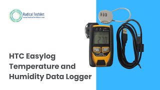 HTC Easylog Temperature and Humidity Data Logger RadicalTechArt I RadicalTalks I RadicalTechMart [upl. by Ellahcim]