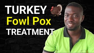 How I treat fowl pox in Turkey at home with Penicillin 💊 [upl. by Jansson]